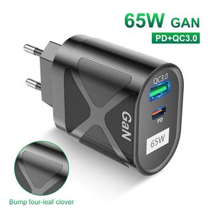 65W GAN Fast Charge Adapter Book Pro Ordatop Type C PD Charger rapide pour iPhone 13 14 iPad Huawei Xiaomi Samsung