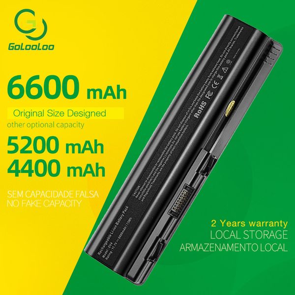 6600 MAh Batterie D'ordinateur Portable Pour HP Pavilion DV4 DV5 DV6 DV6T G50 G61 Compaq Presario CQ40 CQ41 CQ45 CQ50 CQ60 CQ61 CQ70 CQ71 HDX16