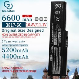 6600 mAh PA3816U-1BAS NIEUWE LAPTOPBATTERING VOOR TOSHIBA SATELLIET A660 C640 C650 C655 C660 L510 L630 L640 L650 U400 PA3817U-1BRS 6C 6C