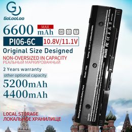 Batería de ordenador portátil 6600nAh para HP For Envy 14t 14z 14 15t 15z 17t M7 HSTNN-LB4N LB4O HSTNN-YB4N HSTNN-YB4O P106 PI06 PI06XL PI09