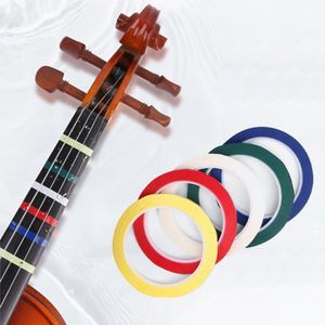 Cinta de digitación de violín de 66m para posiciones de diapasón, pegatinas de guía de dedo, piezas de instrumentos de cuerda de bajo de violonchelo para principiantes, accesorios