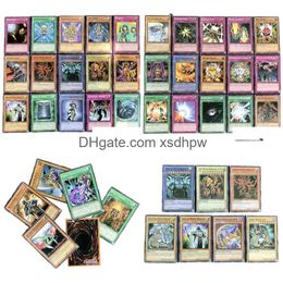 66 Unids Inglés Yu Gi Oh Tarjetas Yuh Yu-Gi-Oh Juego de Cartas Juego de Batalla Comercial Carta Colección de Mago Oscuro Niños Juguete de Navidad Drop De Dh6E4