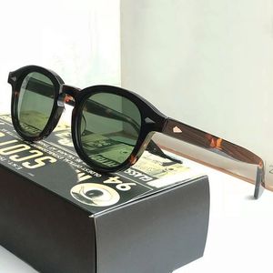 66s zonnebril topkwaliteit Johnny Depp Lemtosh stijl mannen vrouwen vintage ronde tint oceaan lens stijl ontwerp zonnebril Oculos de S23001