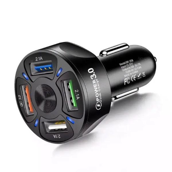 Cargador de coche USB C de 66W tipo C, cargador de teléfono de carga rápida para coche, cargador rápido 3,0 para adaptador de encendedor de coche