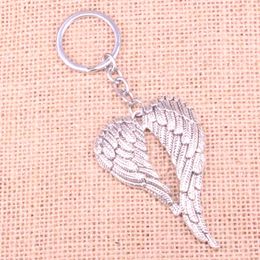 67*42mm engelenvleugels sleutelhanger, nieuwe mode handgemaakte metalen sleutelhanger feest cadeau dropship sieraden