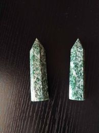 Baguette en cristal de Quartz de Jade naturel QingHai, 67cm, roche brute de guérison, pointe hexagonale, ornement Feng Shui, décoration de la maison, 6059668