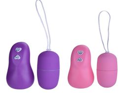 68 Huevos de salto luminoso de diferentes frecuencia Vibrador inalámbrico Magic Love Eggs Mini Pocket Vibration Massage Jump Huevos G Punto Vibrat4303889