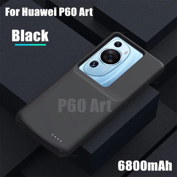 6800mAh Battery Charger Case pour Huawei P60 Pro Power Case P60 Art Power Bank Téléphone Couverture pour Huawei P60 Battery Case