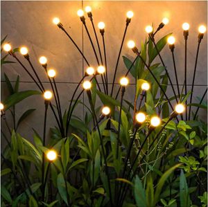 681012led Solar Lawn Garden Lights LED Pneumatic Fireflies insérées LUMIÈRES DÉCORAGE DE GRADE DÉCOR