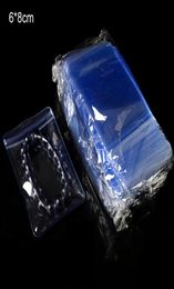 68cm 200pcslot antioxydation transparent en poly haut de zip serrure réutilisable pour les bijoux de boucle d'oreille en fabrication de fournitures transparentes p3941786 transparentes P3941786
