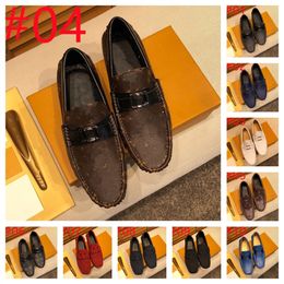 68Model Spring Men Gommino Chamois Chaussures en cuir Designer Classic Suede en cuir Chaussures Fashion High Quality Disure t MANDES INTIÈRE TIME 38-46