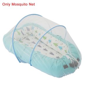 68x48cm Accessoires Slapen Dunne reis draagbare vouwbare multifunctioneel ademende babywieg Mosquito Net zomer Home Decor 220531