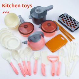 69/84/92/108 PCS Speel keukenaccessoires Set speelgoed voor peuter doen alsof Food Cooking Kitchen Playset Toys Christmas Gift For Kids