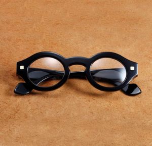 69 OFF Vazrobe Vintage lunettes cadre mâle lunettes rondes hommes Steampunk lunettes de mode lunettes de lecture noir jante épaisse 9XPN6373556
