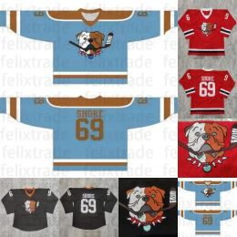 69 Shoresy Sudbery Blueberry Letterkenny Hockey Jersey Spot Rush Achat Black Blue Custom n'importe quel numéro n'importe quel nom