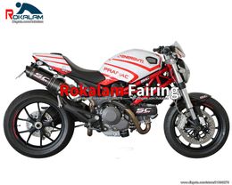 696 795 796 Carenados para Ducati M1100 09 10 11 12 13 Rojo Blanco Bicicleta de carretera Carrocería 1100 1100S 2009-2013 Piezas completas de carenado (moldeo por inyección)