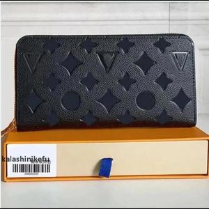 6A AAA 10 colores Moda mujer cartera de mano cartera de cuero pu carteras con cremallera única señora damas bolso clásico largo con tarjeta 60017