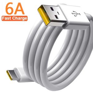 6A Snelle Snellader kabels 1M 3FT USB C naar USB A Kabel Type c Kabels Voor Samsung S20 S23 Htc Huawei Android telefoon LL