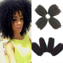 Interlovehair Goedkope Peruviaanse Maagd Haar Wefts Afro Kinky Curly Hair Weeft Menselijk Haarverlenging 4 Bundels Lot Snel Gratis Verzending 10-26Inch