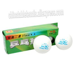 6Ball Double Fish 2-star 2star 2 star 40mm Table Tennis Ball Ping Pong Balls