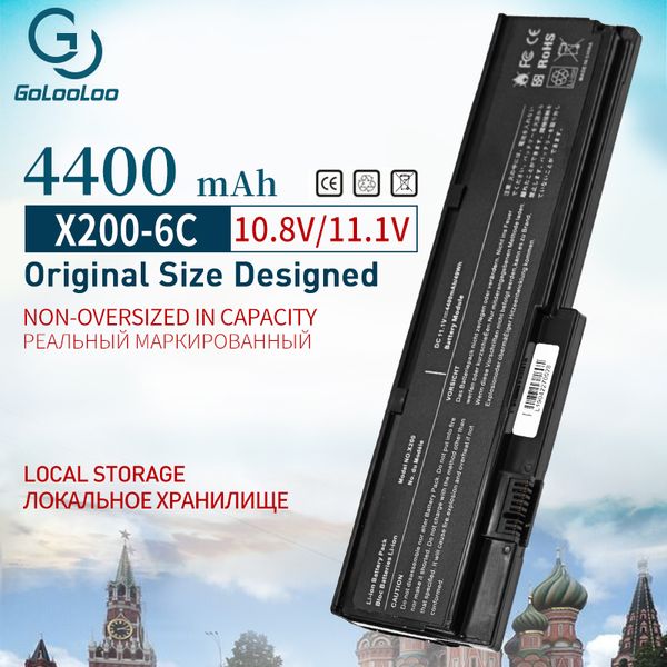 Batterie d'ordinateur portable 6 cellules 4400mAh pour Lenovo ThinkPad X200 X200s X201 X201i X201s 42T4834 42T4835 43R9254 ASM 42T4537