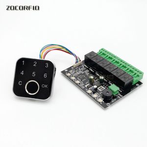 6CH DC12V Low Power Consumption Ring Indicator Light Capacitive Fingerprint Access Control Board