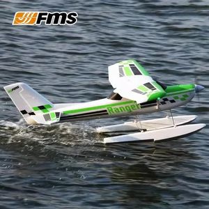 6-kanaals trainingsmachine Fms Rc vliegtuig vliegtuig 1800 mm Ranger Trainer 4s 5ch met flap Reflex Gyro Auto Balance Model Hobby Air 240131