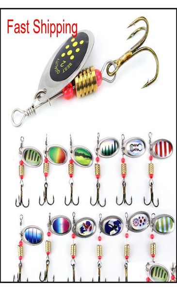 6cm 25g Metal Carpe Fishing Lere Vibration Bait Spinner Spoon Lures rotating metal sequin woB gyv Hairlippers20111480676