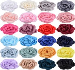 6cm fleur en soie bébé enfants bricolage accessoire de cheveux fleurs dos plat tête fleur corsage pour bandeau chapeau décoration 2703126