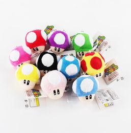 6cm Super Bros Mushroom Keynchain Prendants en peluche Japan Anime Mini Bros Luigi Yoshi6037813