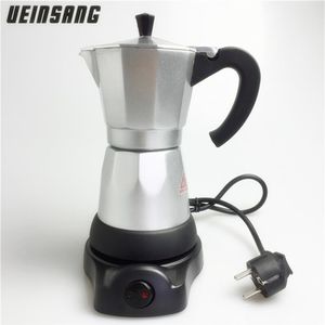 6 kopjes 300 ml elektrisch koffiezetapparaat aluminium materiaal koffiepotten Moka Pot Mokka koffiezetapparaat v60 koffiefilter espressomachine T200262D