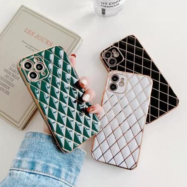 6D galvanizado lente completa Proction Soft TPU Anti Drop Phone Cases para iPhone 13 12 11 Pro Max XR XS X 7 8 Plus