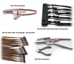6D cheveux Super qualité 150g 300 brins pré-collés 16 18 20 22 24 pouces extensions de cheveux humains brésiliens européens 3371725