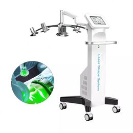 Dispositivo de eliminación de grasa de tratamiento verde de pérdida de peso de máquina de adelgazamiento de forma de cuerpo de peso rápido láser 6D