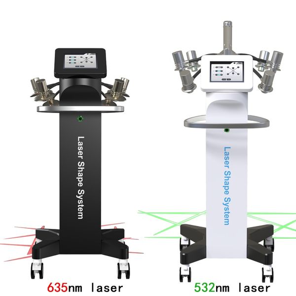 6D lipoLaser Cold Source sistema de forma láser Alta intensidad 635nm Reducción de celulitis Terapia de luz roja Lipólisis quema de grasa Body Shaping Beauty Equipment