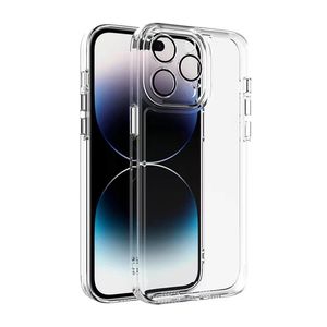 Camera Lens Protector Clear Space Phone Cases voor iPhone 14 13 12 11 Pro Max XR XS 7 8 Plus Soft TPU -mobiele telefoonhoes