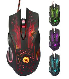 6D USB Wired Gaming Mouse 3200DPI 6 Boutons LED OPTICAL Professional Pro Mouse Gamer Computer Mice pour PC ordinateur portable4192499