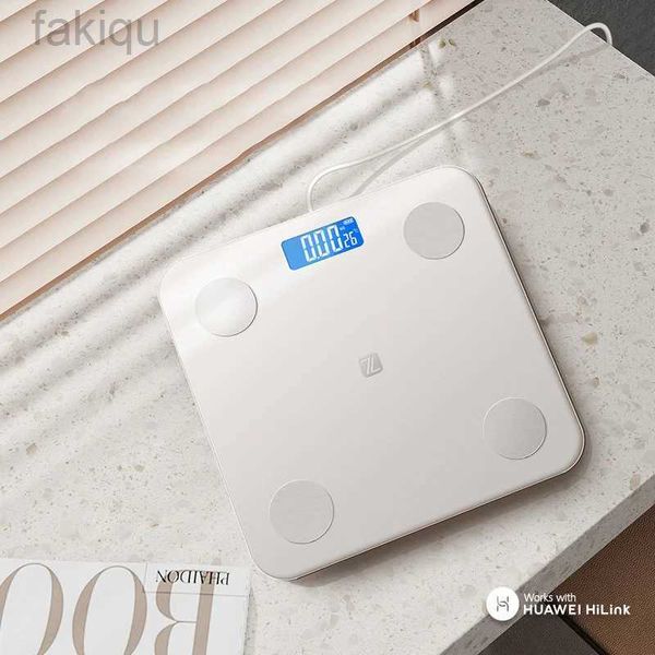 6fex Scale de poids corporel Écailles de graisse corporelle Human Electronic Scales Home Corpory Scale Scale de poids intelligente Soutenir Huawei Hilink 240419