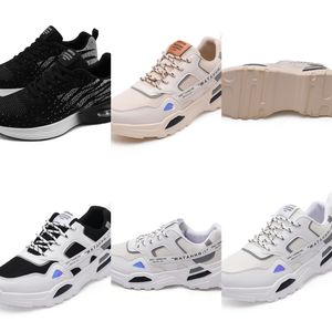 6IA9 Chaussures de course décontractées pour hommes confortables A deeps respirantsolid gris Beige femmes Accessoires bonne qualité Sport été Mode chaussure de marche 1