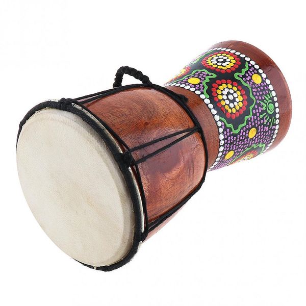 6in djembe djembe tambor tambor tallado de cabra sólida cabra instrumento musical africano africano