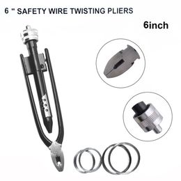 6In Aircraft Safety Wire Auto Wire Twisting Pinces Set Lock Heavy Duty Jaws Aviation Industry # 20 Y200321
