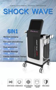 6in1 Soulagement de la douleur Smart Tecar Shock Wave Équipement de beauté multifonctionnel Traitement Ed Dysfonction érectile Shockwave Therapy Machine