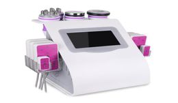 6IN1 VIS RF Ultrasons Cavitation Radio Fréquence Slimming Cellulite Remover Machine Lipo Pon LED Skin Care Body Peol