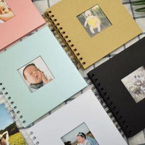 6inch Binder Photocards Holder Paper Foto Album Baby Scrapbooking Diy Kids Memory Book voor foto's Verzamel boekfotoopslag