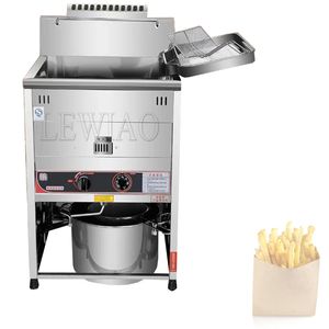 6KW Elektrische Friteuse 30L Desktop Eencilinder Gefrituurde Deeg Stok Met Grote Capaciteit Gebakken Kip Chop Friteuse