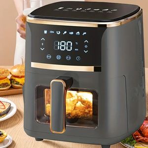 6L 1200W Intelligent Air Fryer - Get Crispy Food with Less Fat & Easy Operation!