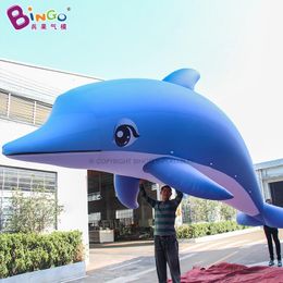 6m 19,6 pieds de carnaval extérieur Parade publicitaire gonflable Giant Dolphin Models Ballons Cartoon Animal For Ocean Theme Decoration with Air Blower Toys Sports