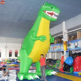 Modèle de dinosaure gonflable de promotion d'activités de plein air de 6 m à 19,7 pieds de haut, dessin animé géant de dinosaure gonflable pour la décoration 001
