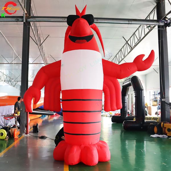 6m 19.7ft activités de plein air livraison gratuite 4mH Restaurant publicité géant gonflable écrevisse homard écrevisse Procambarusclarkii modèle à vendre