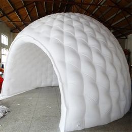 Abri de fête dôme gonflable de 6m 20 pieds de diamètre, tente dj, air golf, demi-sphère, chapiteau igloo, centre d'événements à louer ou à vendre